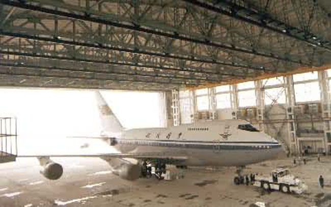 姜堰机库网架工程