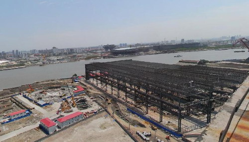 姜堰船厂网架工程